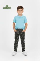 GUESS Kids' Camouflage Slim Fit Pants – Military Green Camo - Smgarment's