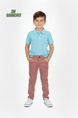 GUESS Kids Slim Fit Twill Pants – Dusty Rose Pink - Smgarment's