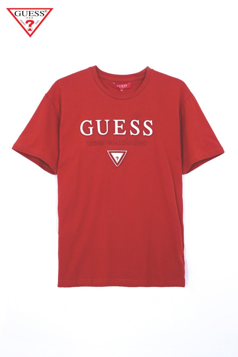 GUESS LOS ANGELES FRONT PRINTED LOGO T - SHIRT - Smgarment's