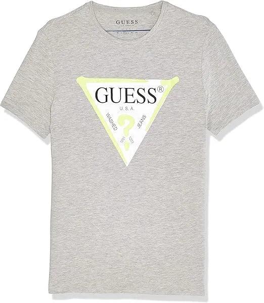 GUESS MEN'S NECK SMALL SLEEVE SPRAYER T - SHIRT - SMgarment's