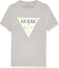 GUESS MEN'S NECK SMALL SLEEVE SPRAYER T - SHIRT - SMgarment's