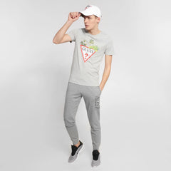 GUESS PALM TREE TRIANGLE LOGO T - SHIRT - SMgarment's