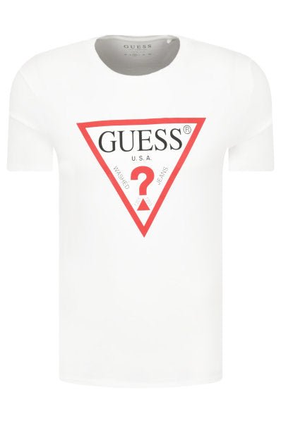 GUESS PRINTED LOGO FRONT T - SHIRT - Smgarment's