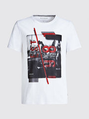 GUESS Printed Logo Front T-Shirt - Smgarment's