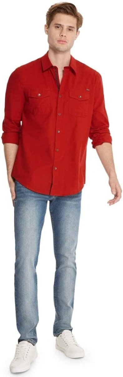 GUESS RONALD RIPSTOP SHIRT - Smgarment's