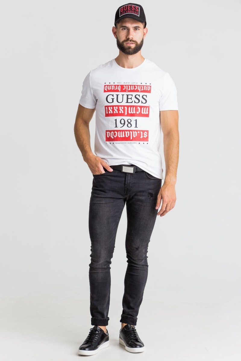Guess T - SHIRT GOTHIC FLAG GUESS - Smgarment's
