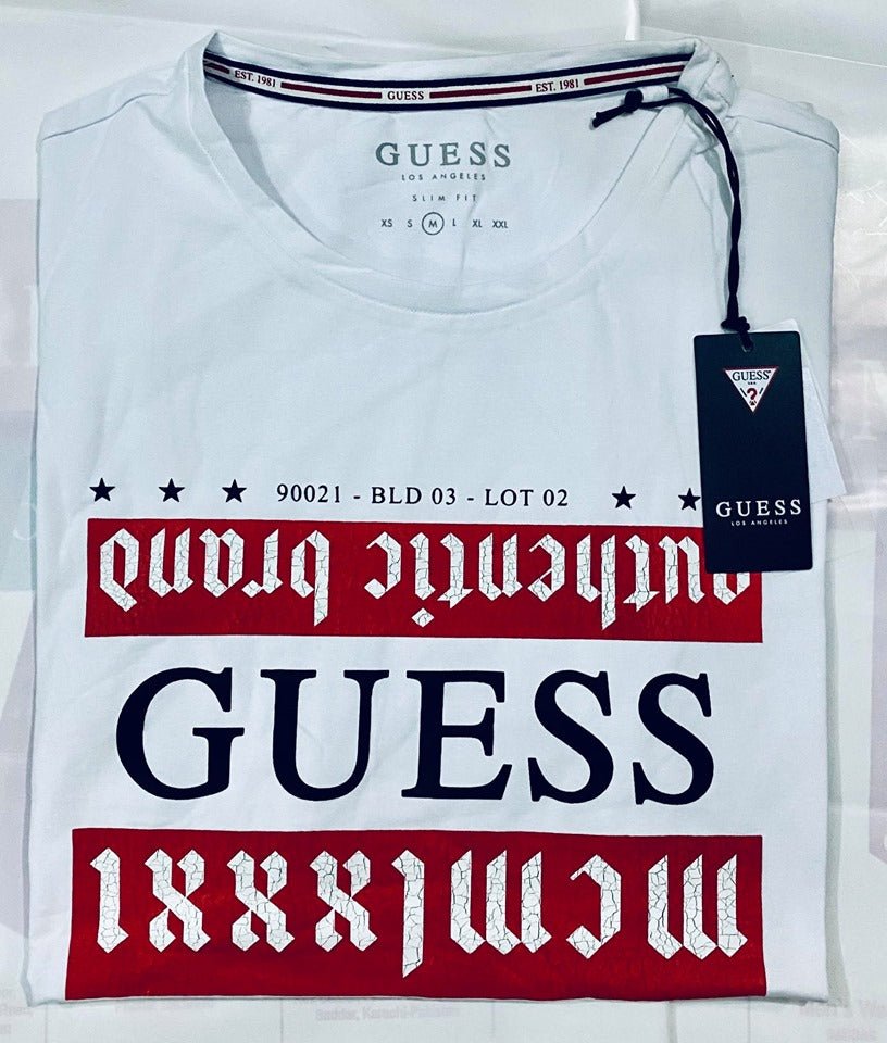 Guess T - SHIRT GOTHIC FLAG GUESS - Smgarment's