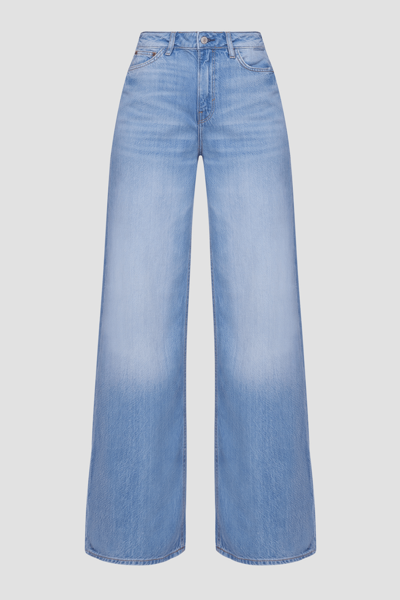 Guess Women's Blue Wide Leg Jeans - Smgarment's