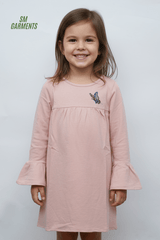 GYMBOREE GIRLS EMBROIDED BUTTERFLY LOG SLEEVES T SHIRT - Smgarment's