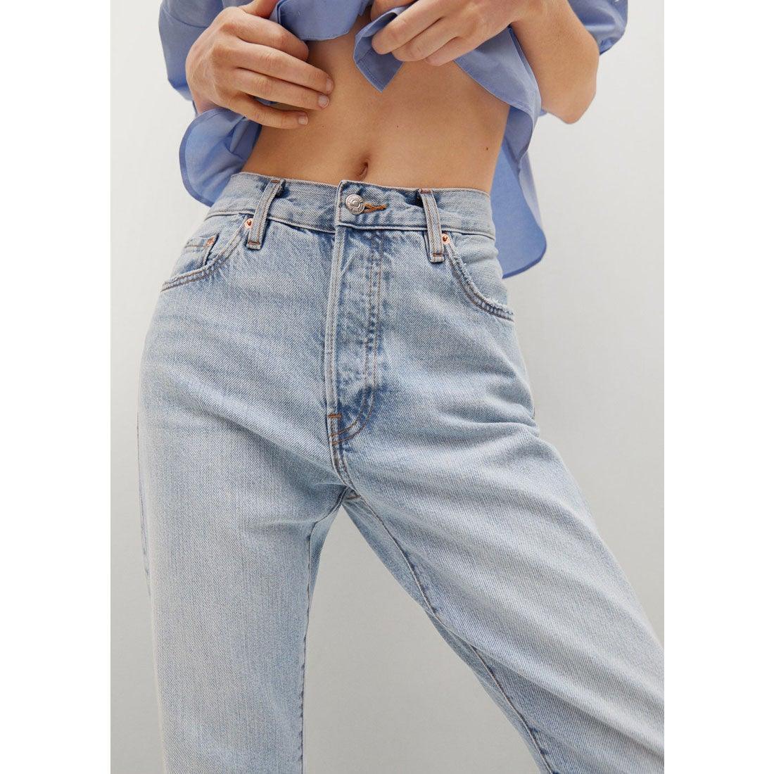 Havana Straight High - Waist Cropped Jeans - SMgarment's