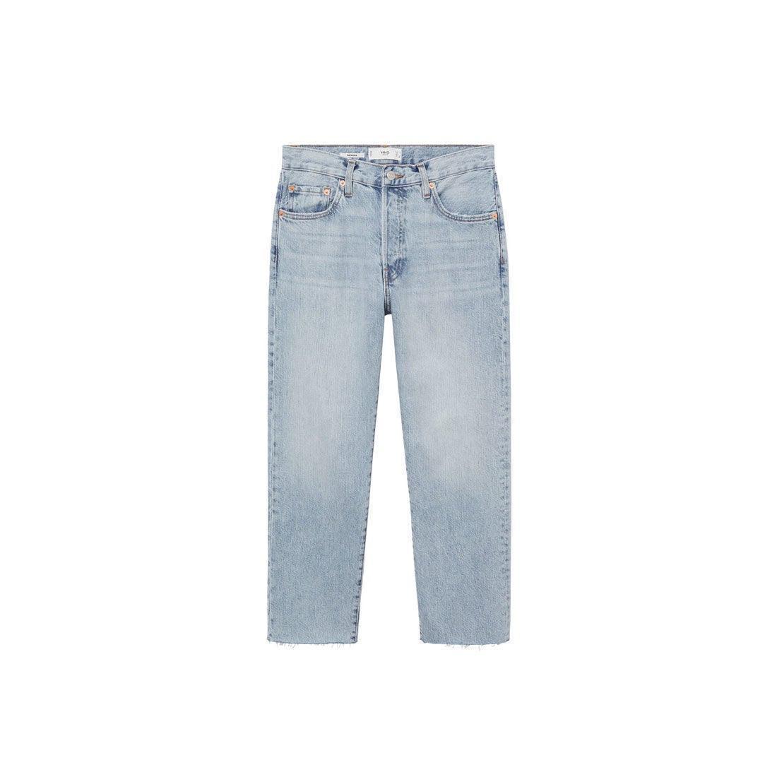 Havana Straight High - Waist Cropped Jeans - SMgarment's