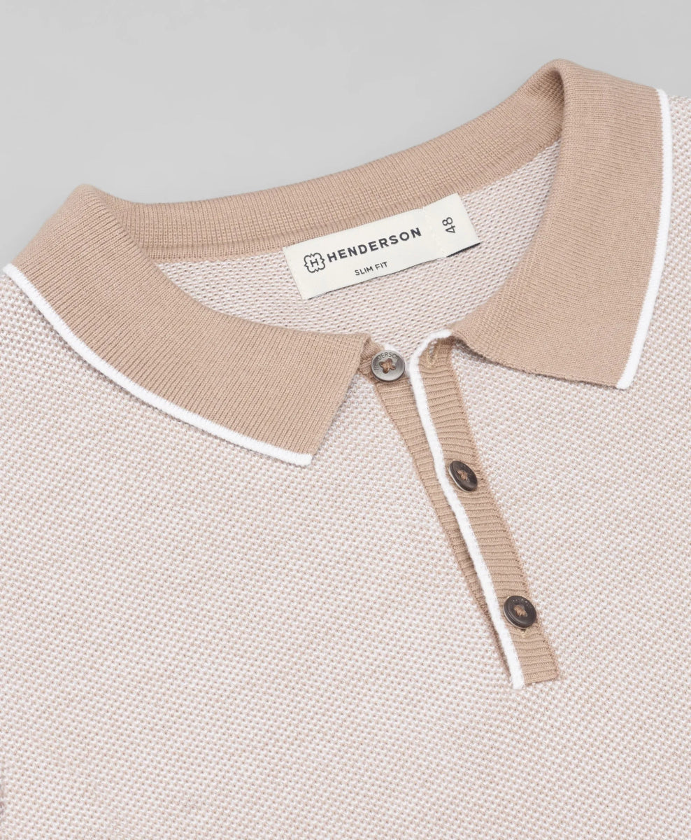 HENDERSON Oxford Polo Shirt with Buttons - Smgarment's