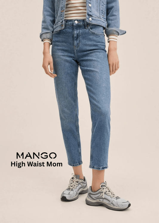 High waist Mom stretch jeans - Smgarment's