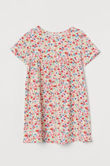 H&M All Over Flower Girls Cotton Dress - Smgarment's