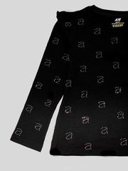 H&M girls black t-shirt - SMgarment's