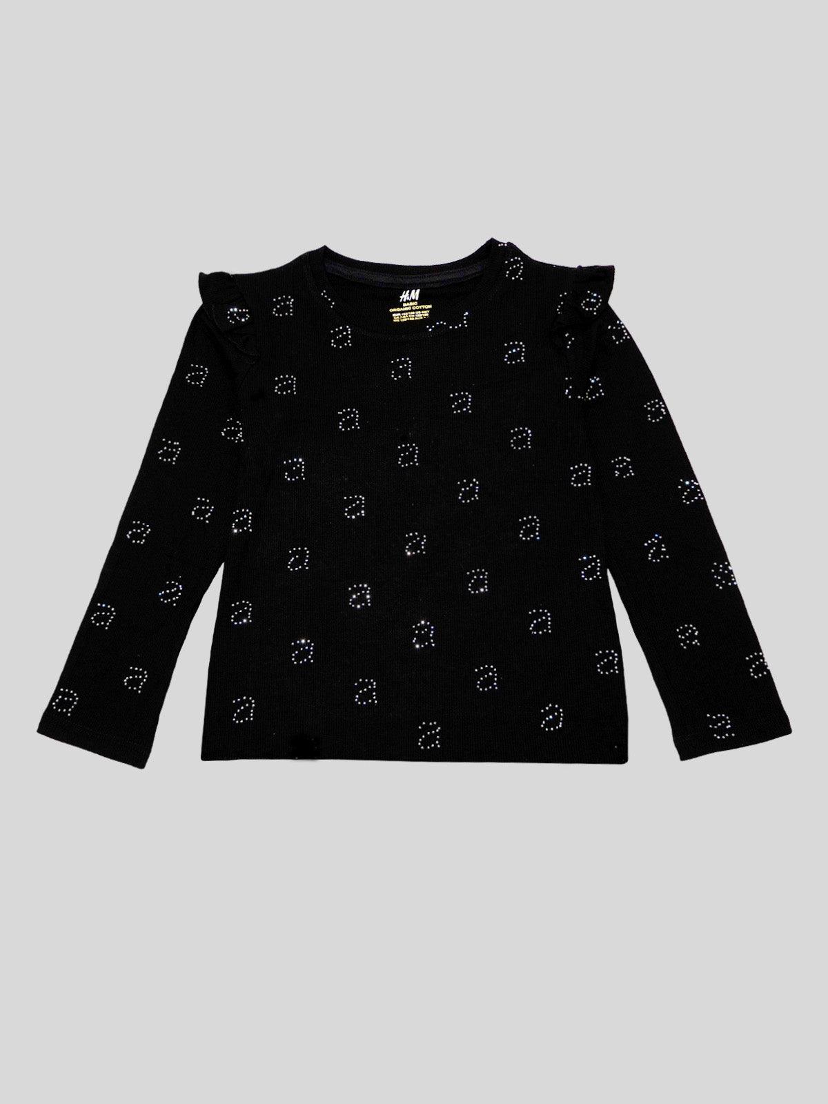 H&M girls black t-shirt - SMgarment's