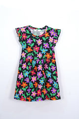 H&M Girls Bright Floral Cap Sleeve Dress - Smgarment's
