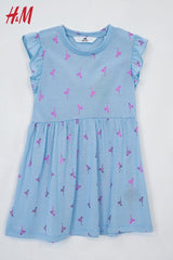 H&M GIRLS FLAMINGO PRINTED DRESS - Smgarment's