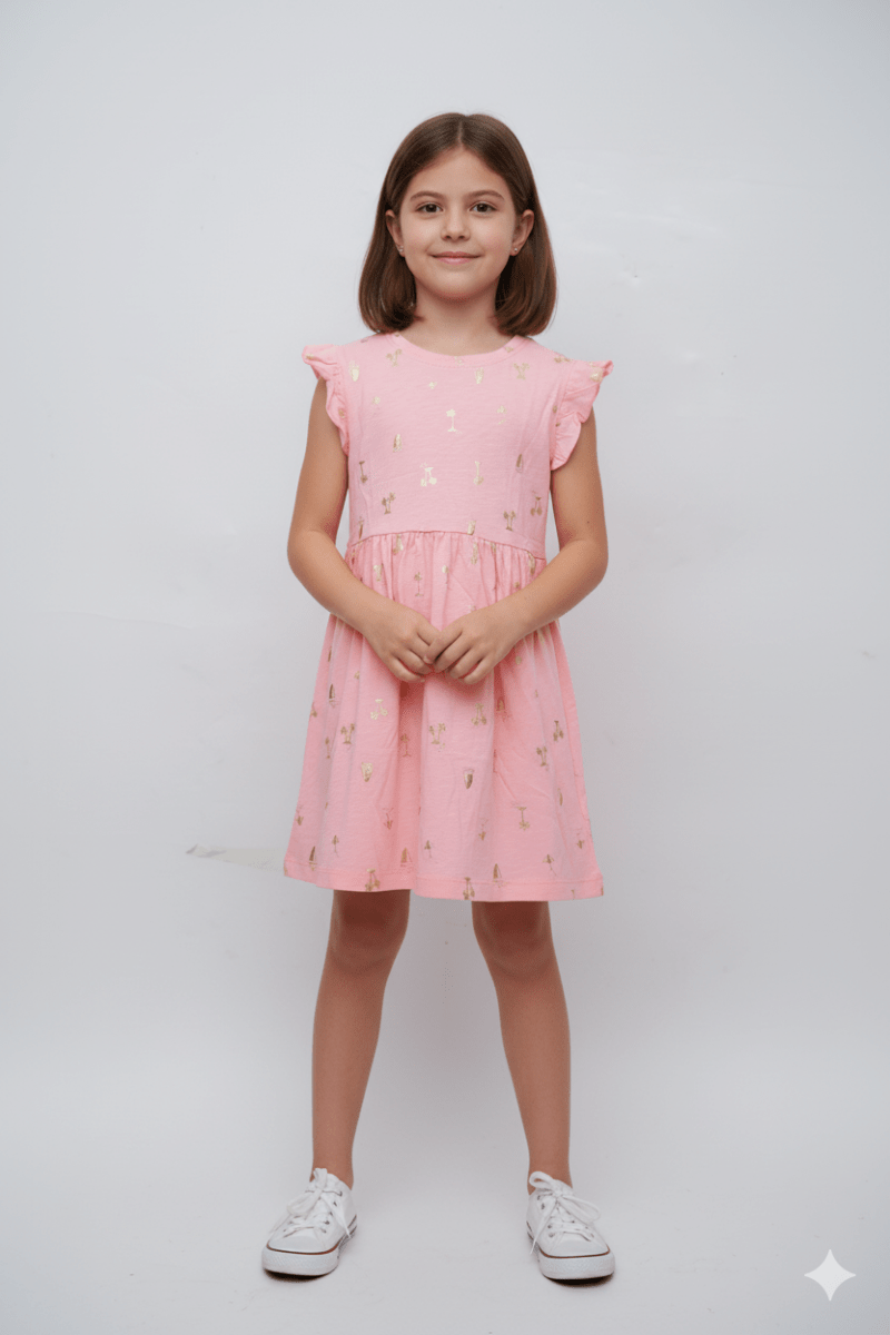 H&M GIRLS FLORAL PRINTED DRESS - Smgarment's