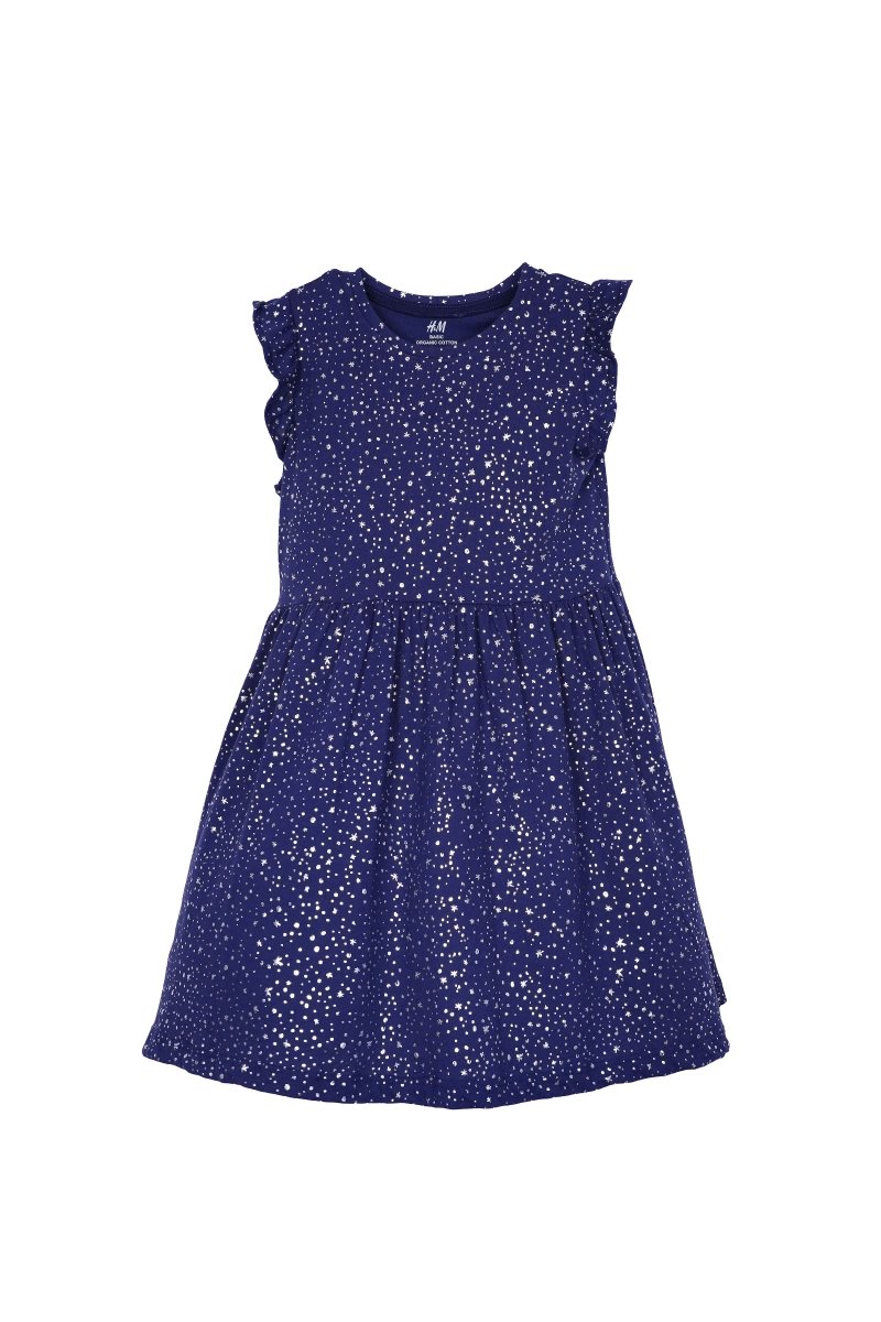 H&M GIRLS GALAXYPRINT PRINTED DRESS - Smgarment's