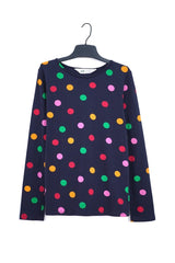 H&M Girls Multicolor Polka Dot Long Sleeve Tee - Smgarment's