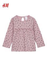 H&M GIRLS PRINTED FULL SLEEVED DRESS - Smgarment's