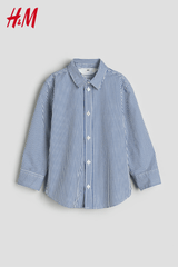 H&M Long - sleeved cotton shirt - Smgarment's
