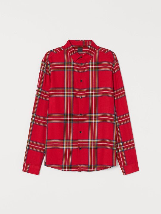 H&M MENS CHECK SHIRT - Smgarment's