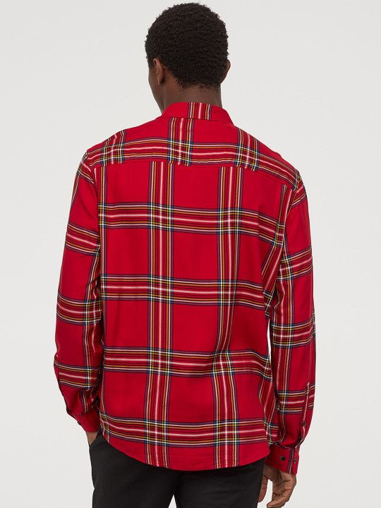 H&M MENS CHECK SHIRT - Smgarment's