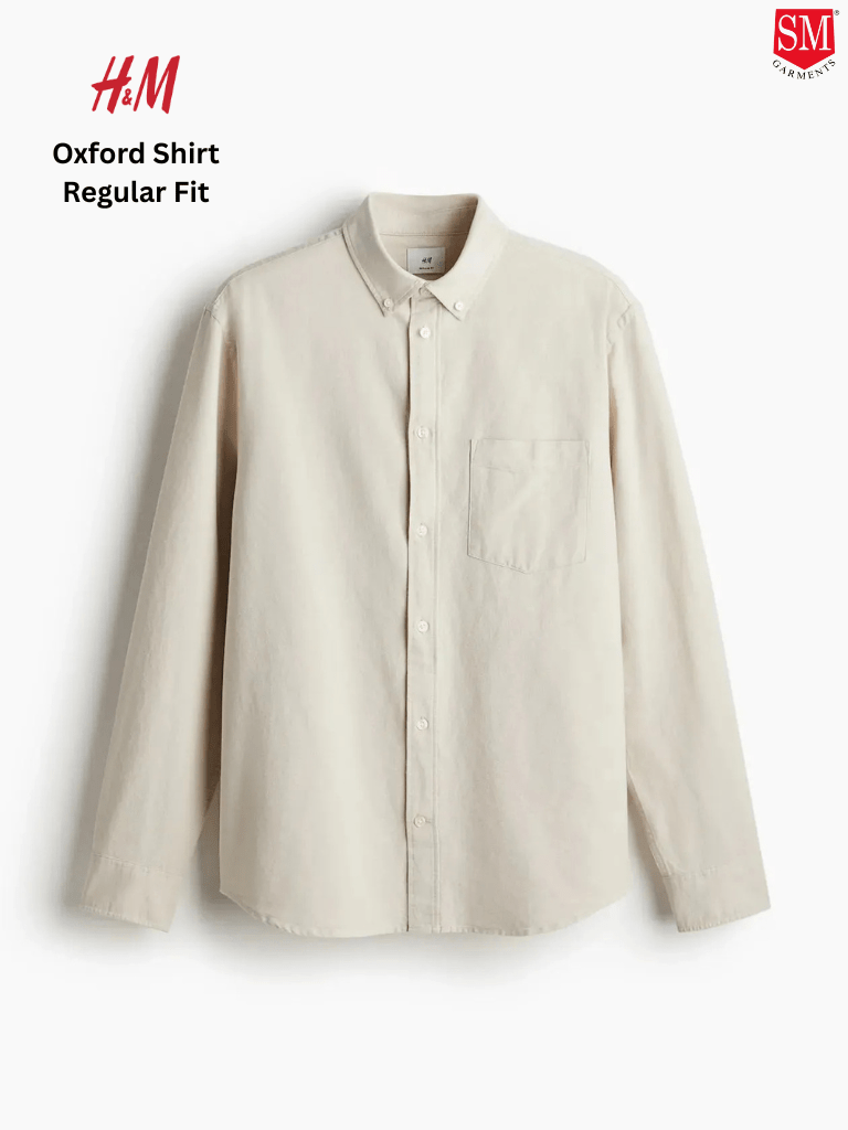 H&M Oxford Shirt Regular Fit - Smgarment's