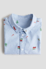 H&M Patterned Cotton Shirt - Smgarment's