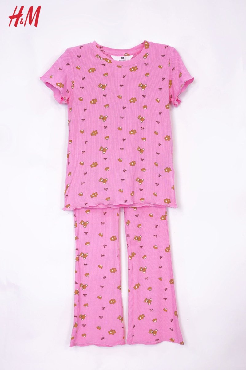 H&M PRINTED COTTON 2 PIECE SUIT - Smgarment's