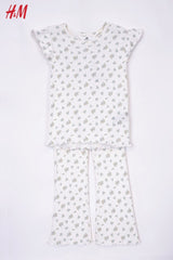 H&M PRINTED COTTON 2 PIECE SUIT - Smgarment's