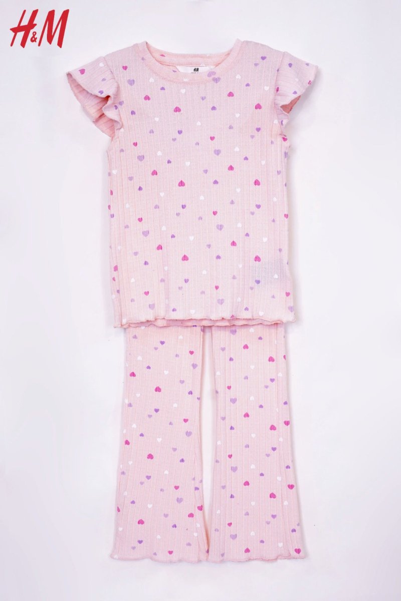 H&M PRINTED COTTON 2 PIECE SUIT - Smgarment's