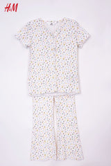 H&M PRINTED COTTON 2 PIECE SUIT - Smgarment's