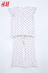H&M PRINTED COTTON 2 PIECE SUIT - Smgarment's