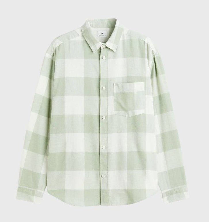H&M RELAXED FIT CHECKED SHIRT - Smgarment's