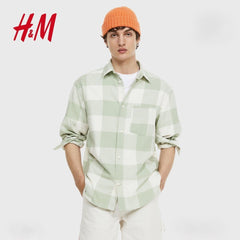 H&M RELAXED FIT CHECKED SHIRT - Smgarment's