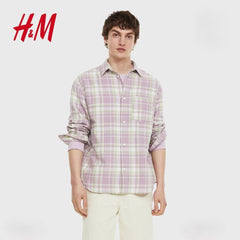 H&M RELAXED FIT CHECKED SHIRT - Smgarment's