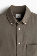 H&M Shirt With Structure In Regular - Fit - SMgarment's