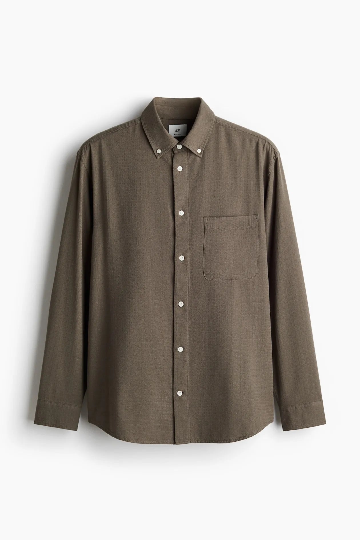 H&M Shirt With Structure In Regular - Fit - SMgarment's