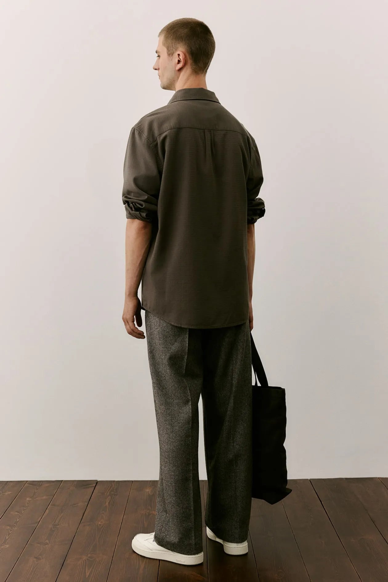 H&M Shirt With Structure In Regular - Fit - SMgarment's