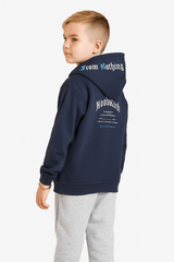 Hoodrich Juniors' Gothic Pullover Hoodie Ombre Blue - Smgarment's