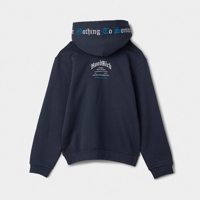 Hoodrich Juniors' Gothic Pullover Hoodie Ombre Blue - Smgarment's