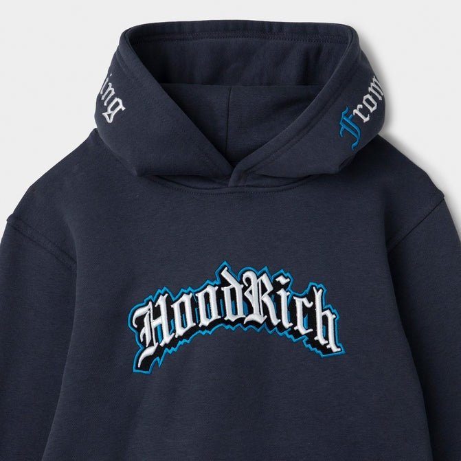 Hoodrich Juniors' Gothic Pullover Hoodie Ombre Blue - Smgarment's