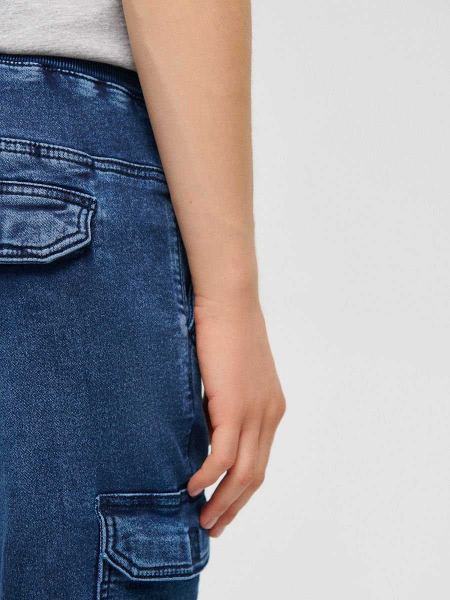 HOUSE BRAND Denim Jogger Cargo - SMgarment's