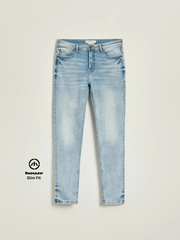 HOUSE BRAND Light Blue Washed Slim Fit Jeans - Smgarment's