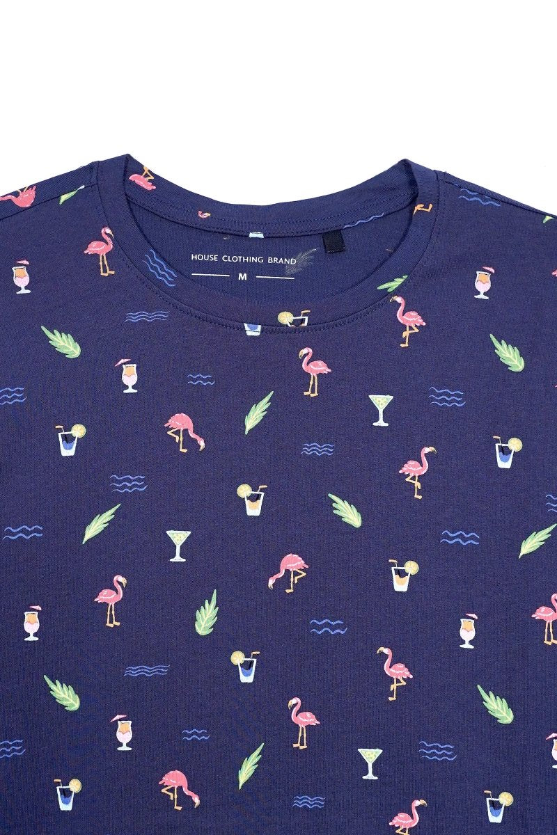 HOUSE BRAND PRINTED T - SHIRT - Smgarment's