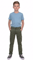 Blue Rebel Boys Pant Woven Cargo Duck Green