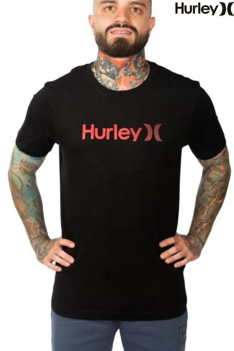 HURLEY ONE AND ONLY BLACK SHORT SLEEVE - SMgarment's